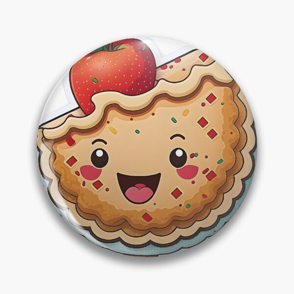 Item preview, Happy Apple Pie - Kawaii Emoji Sticker Art, Kawaii Art, Laptop Sticker, Water Bottle Sticker, Kawaii Stickers designed and sold by zookawaii.