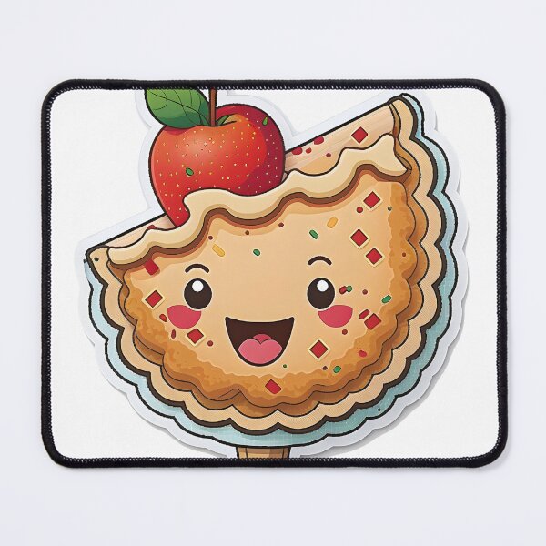 Item preview, Happy Apple Pie - Kawaii Emoji Sticker Art, Kawaii Art, Laptop Sticker, Water Bottle Sticker, Kawaii Stickers designed and sold by zookawaii.