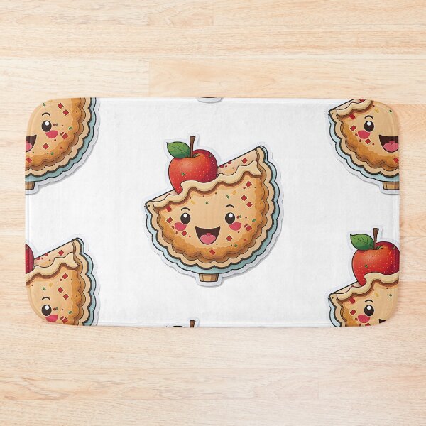 Item preview, Happy Apple Pie - Kawaii Emoji Sticker Art, Kawaii Art, Laptop Sticker, Water Bottle Sticker, Kawaii Stickers designed and sold by zookawaii.