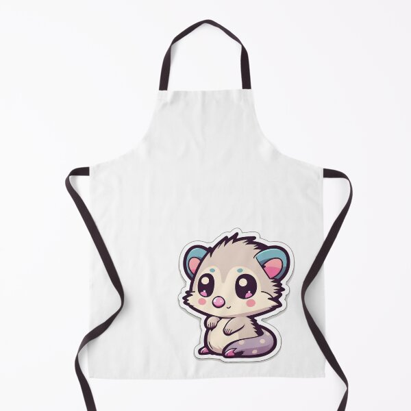 Item preview, Opal Opossum - Kawaii Emoji Sticker Art, Kawaii Art, Laptop Sticker, Water Bottle Sticker, Kawaii Stickers designed and sold by zookawaii.