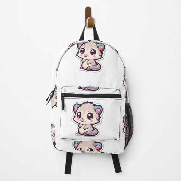 Item preview, Opal Opossum - Kawaii Emoji Sticker Art, Kawaii Art, Laptop Sticker, Water Bottle Sticker, Kawaii Stickers designed and sold by zookawaii.