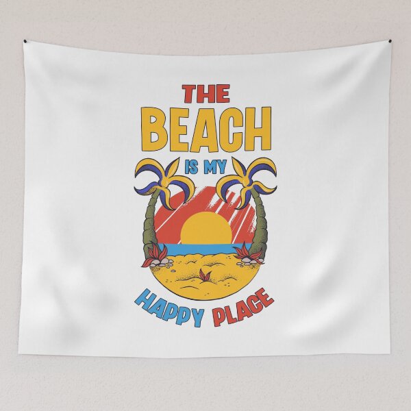 Item preview, The Beach Is My Happy Place designed and sold by jie lin.