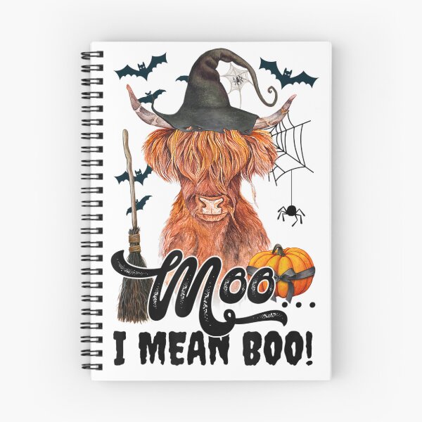 Item preview, Moo I Mean Boo Witch Scottish Highland Cow Halloween Costume designed and sold by dillinka.