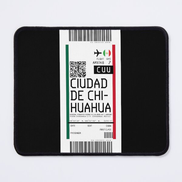 Item preview, Chihuahua City General Roberto Fierro Villalobos International Airport (CUU) Boarding Pass rickrolle designed and sold by JCaliHandCra.