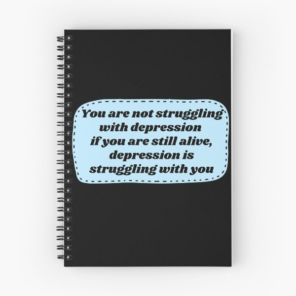 Item preview, Depression is struggling with you designed and sold by HalcyonFairy.