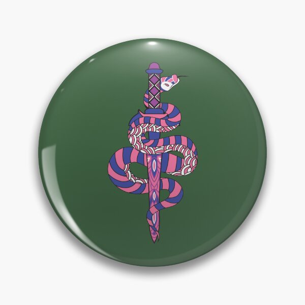 Item preview, Genderfluid Snake with Sword designed and sold by star-dust-girl.