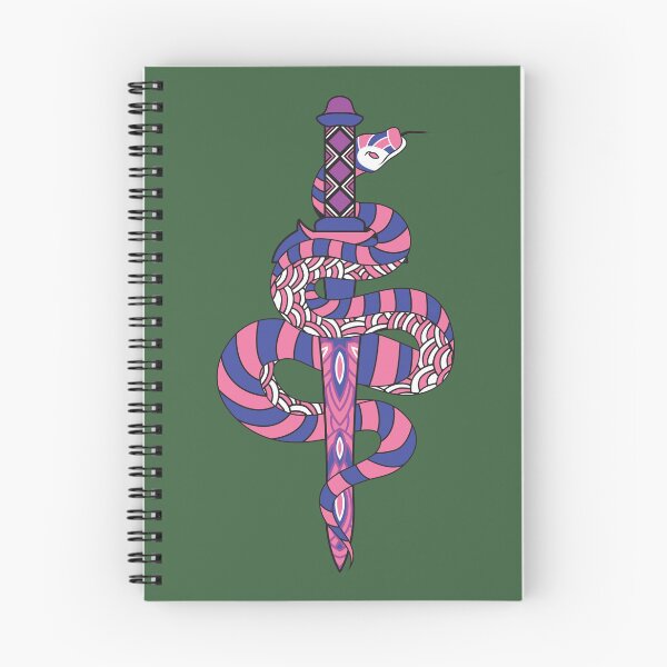 Item preview, Genderfluid Snake with Sword designed and sold by star-dust-girl.