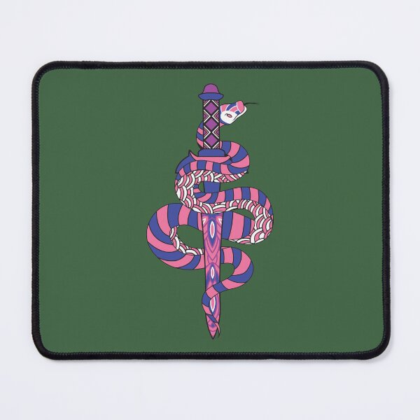 Item preview, Genderfluid Snake with Sword designed and sold by star-dust-girl.