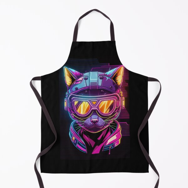 Item preview, Cyberpunk cat - Bounty Hunter | "Cybercat Chronicles" collection designed and sold by RESToRAPTOR.