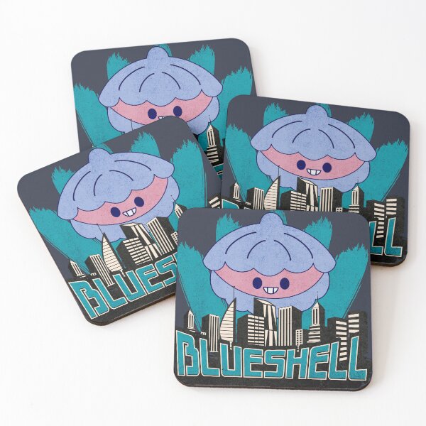 Item preview, Blueshell, Kawaii Cute Clam, Epic Funny Apocalyptic Cityscape Event designed and sold by vystudio.