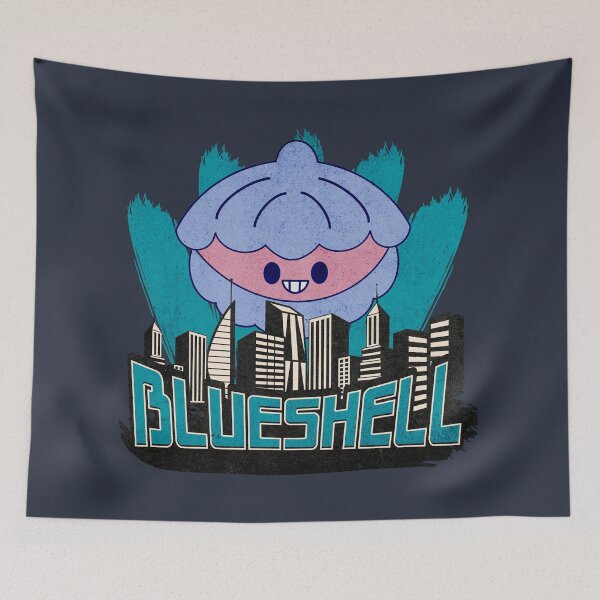 Item preview, Blueshell, Kawaii Cute Clam, Epic Funny Apocalyptic Cityscape Event designed and sold by vystudio.