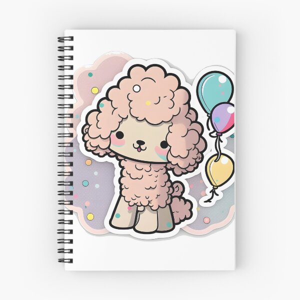 Item preview, Kawaii the Poodle - Kawaii Emoji Sticker Art, Kawaii Art, Laptop Sticker, Water Bottle Sticker, Kawaii Stickers designed and sold by zookawaii.