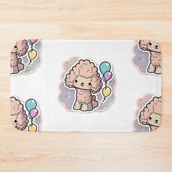 Item preview, Kawaii the Poodle - Kawaii Emoji Sticker Art, Kawaii Art, Laptop Sticker, Water Bottle Sticker, Kawaii Stickers designed and sold by zookawaii.