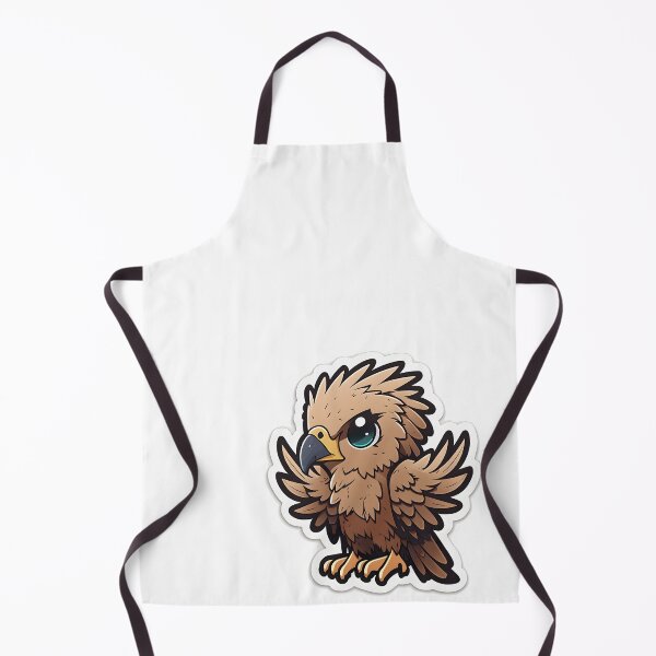 Item preview, Harley the Hawk - Kawaii Emoji Sticker Art, Kawaii Art, Laptop Sticker, Water Bottle Sticker, Kawaii Stickers designed and sold by zookawaii.