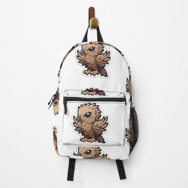 Item preview, Harley the Hawk - Kawaii Emoji Sticker Art, Kawaii Art, Laptop Sticker, Water Bottle Sticker, Kawaii Stickers designed and sold by zookawaii.