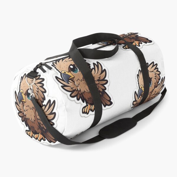 Item preview, Harley the Hawk - Kawaii Emoji Sticker Art, Kawaii Art, Laptop Sticker, Water Bottle Sticker, Kawaii Stickers designed and sold by zookawaii.