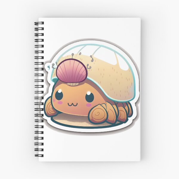 Item preview, Haley the Hermit Crab - Kawaii Emoji Sticker Art, Kawaii Art, Laptop Sticker, Water Bottle Sticker, Kawaii Stickers designed and sold by zookawaii.
