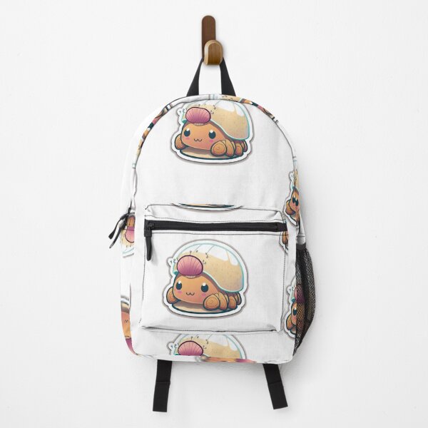 Item preview, Haley the Hermit Crab - Kawaii Emoji Sticker Art, Kawaii Art, Laptop Sticker, Water Bottle Sticker, Kawaii Stickers designed and sold by zookawaii.