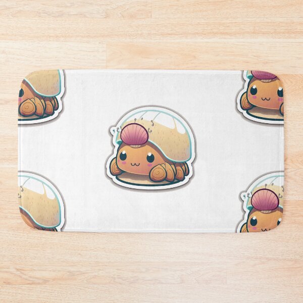 Item preview, Haley the Hermit Crab - Kawaii Emoji Sticker Art, Kawaii Art, Laptop Sticker, Water Bottle Sticker, Kawaii Stickers designed and sold by zookawaii.