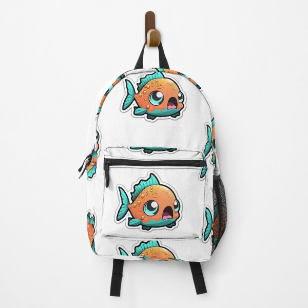 Item preview, Paddy Piranha - Kawaii Emoji Sticker Art, Kawaii Art, Laptop Sticker, Water Bottle Sticker, Kawaii Stickers designed and sold by zookawaii.