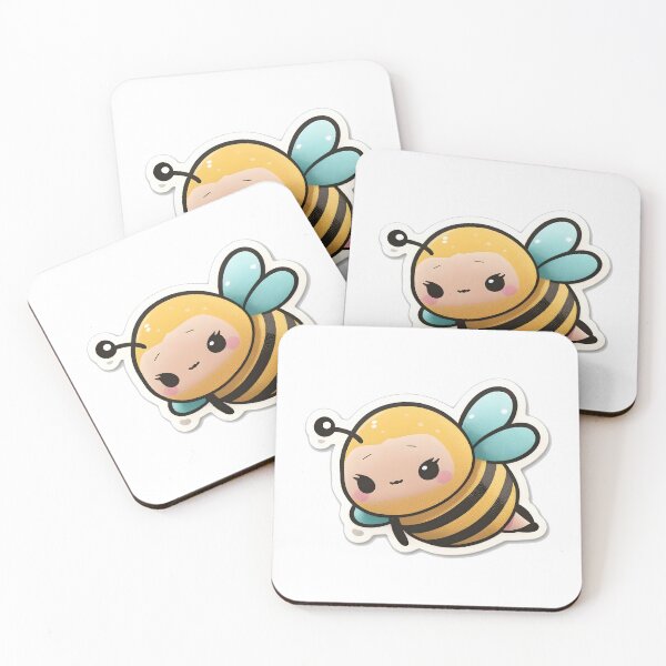 Item preview, Hello Honey Bee - Kawaii Emoji Sticker Art, Kawaii Art, Laptop Sticker, Water Bottle Sticker, Kawaii Stickers designed and sold by zookawaii.