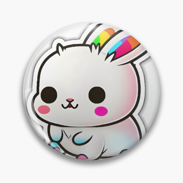 Item preview, Bubs Bunny- Kawaii Emoji Sticker Art, Kawaii Art, Laptop Sticker, Water Bottle Sticker, Kawaii Stickers designed and sold by zookawaii.