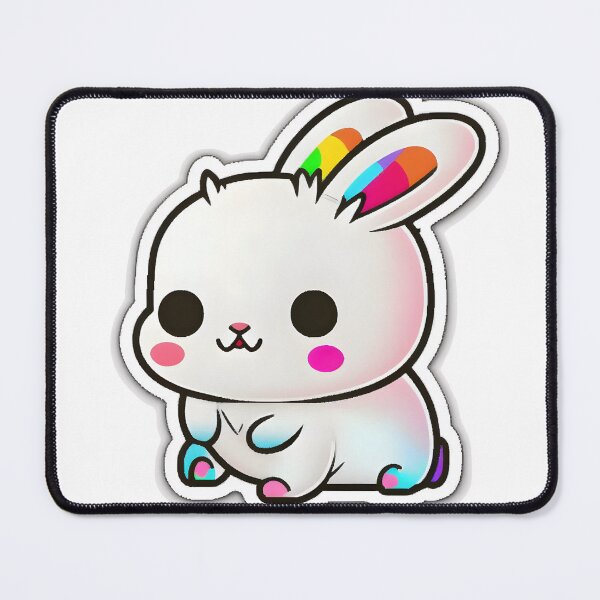 Item preview, Bubs Bunny- Kawaii Emoji Sticker Art, Kawaii Art, Laptop Sticker, Water Bottle Sticker, Kawaii Stickers designed and sold by zookawaii.
