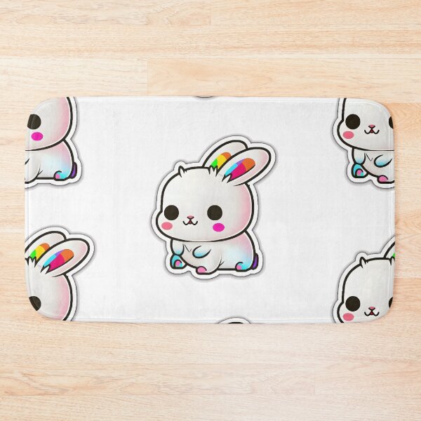 Item preview, Bubs Bunny- Kawaii Emoji Sticker Art, Kawaii Art, Laptop Sticker, Water Bottle Sticker, Kawaii Stickers designed and sold by zookawaii.