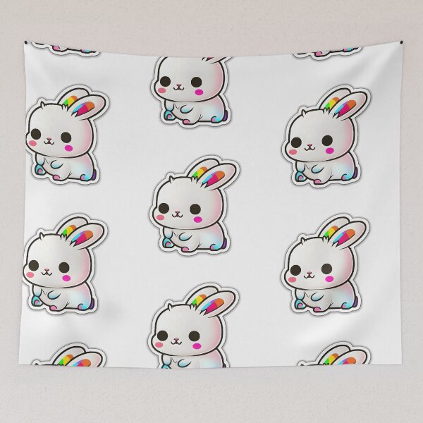 Item preview, Bubs Bunny- Kawaii Emoji Sticker Art, Kawaii Art, Laptop Sticker, Water Bottle Sticker, Kawaii Stickers designed and sold by zookawaii.