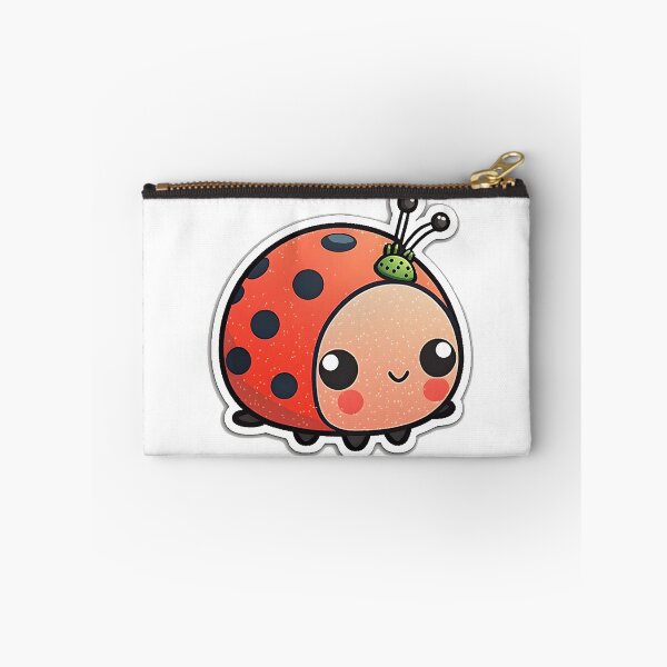 Item preview, Lucky Lady Bug - Kawaii Emoji Sticker Art, Kawaii Art, Laptop Sticker, Water Bottle Sticker, Kawaii Stickers designed and sold by zookawaii.