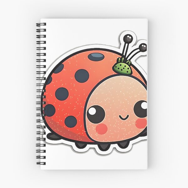 Item preview, Lucky Lady Bug - Kawaii Emoji Sticker Art, Kawaii Art, Laptop Sticker, Water Bottle Sticker, Kawaii Stickers designed and sold by zookawaii.