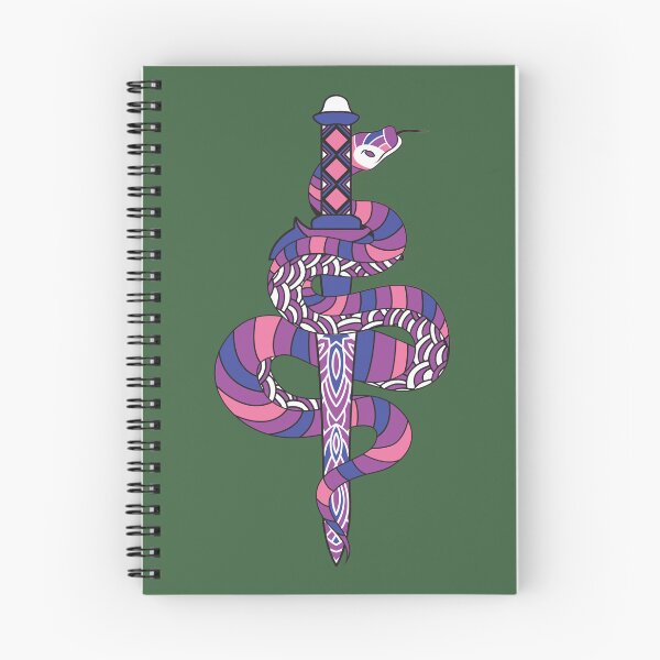 Item preview, Genderfluid Snake with Sword designed and sold by star-dust-girl.