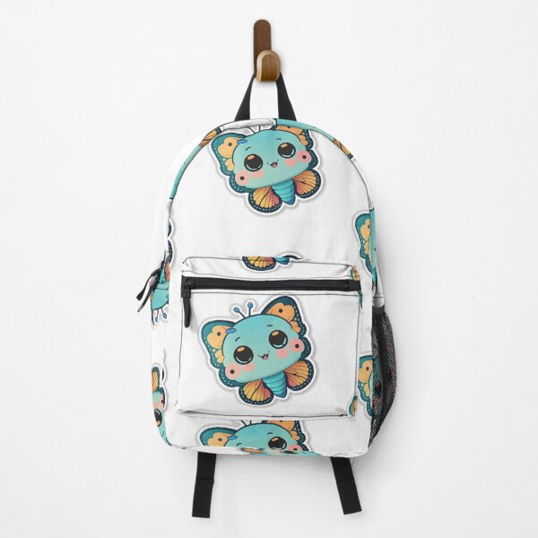 Item preview, Bing Bing Butterfly - Kawaii Emoji Sticker Art, Kawaii Art, Laptop Sticker, Water Bottle Sticker, Kawaii Stickers designed and sold by zookawaii.