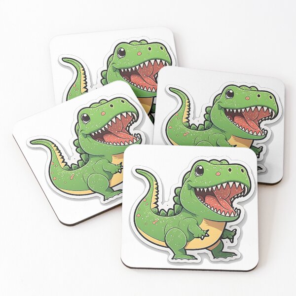 Item preview, Army T-Rex - Kawaii Emoji Sticker Art, Kawaii Art, Laptop Sticker, Water Bottle Sticker, Kawaii Stickers designed and sold by zookawaii.