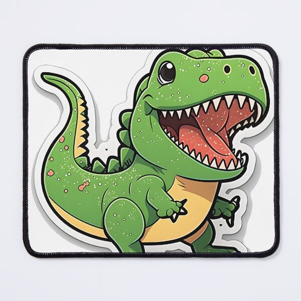 Item preview, Army T-Rex - Kawaii Emoji Sticker Art, Kawaii Art, Laptop Sticker, Water Bottle Sticker, Kawaii Stickers designed and sold by zookawaii.