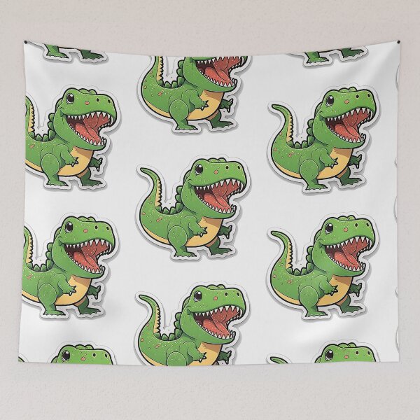 Item preview, Army T-Rex - Kawaii Emoji Sticker Art, Kawaii Art, Laptop Sticker, Water Bottle Sticker, Kawaii Stickers designed and sold by zookawaii.