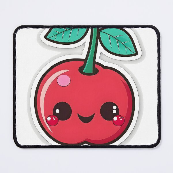 Item preview, Trop Cherry - Kawaii Emoji Sticker Art, Kawaii Art, Laptop Sticker, Water Bottle Sticker, Kawaii Stickers designed and sold by zookawaii.