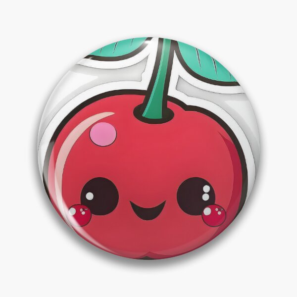 Item preview, Trop Cherry - Kawaii Emoji Sticker Art, Kawaii Art, Laptop Sticker, Water Bottle Sticker, Kawaii Stickers designed and sold by zookawaii.