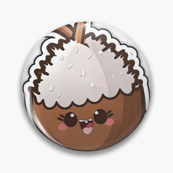 Item preview, Coco Coconut - Kawaii Emoji Sticker Art, Kawaii Art, Laptop Sticker, Water Bottle Sticker, Kawaii Stickers designed and sold by zookawaii.