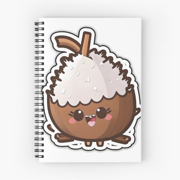 Item preview, Coco Coconut - Kawaii Emoji Sticker Art, Kawaii Art, Laptop Sticker, Water Bottle Sticker, Kawaii Stickers designed and sold by zookawaii.
