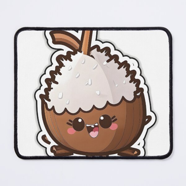Item preview, Coco Coconut - Kawaii Emoji Sticker Art, Kawaii Art, Laptop Sticker, Water Bottle Sticker, Kawaii Stickers designed and sold by zookawaii.