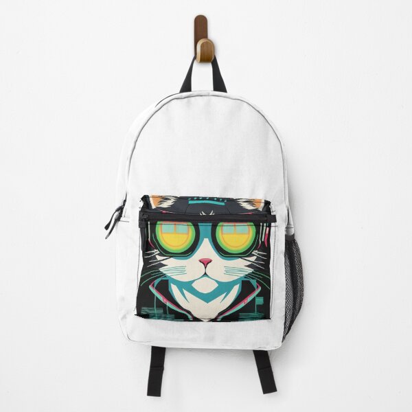 Item preview, Cyberpunk cat - Hacker | "Cybercat Chronicles" collection designed and sold by RESToRAPTOR.