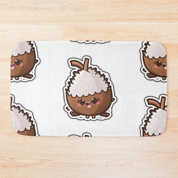 Item preview, Coco Coconut - Kawaii Emoji Sticker Art, Kawaii Art, Laptop Sticker, Water Bottle Sticker, Kawaii Stickers designed and sold by zookawaii.