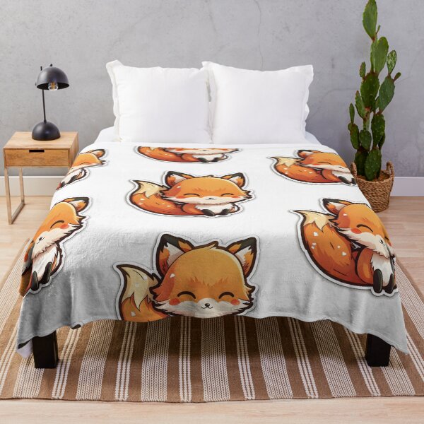 Item preview, Foreman the Fox - Kawaii Emoji Sticker Art, Kawaii Art, Laptop Sticker, Water Bottle Sticker, Kawaii Stickers designed and sold by zookawaii.