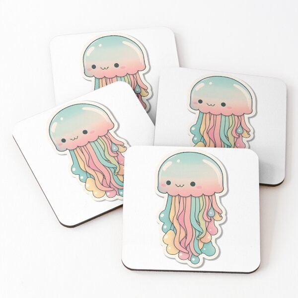 Item preview, Jealousy Jellyfish - Kawaii Emoji Sticker Art, Kawaii Art, Laptop Sticker, Water Bottle Sticker, Kawaii Stickers designed and sold by zookawaii.