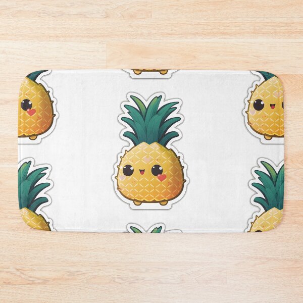 Item preview, Pipa Pinappaple - Kawaii Emoji Sticker Art, Kawaii Art, Laptop Sticker, Water Bottle Sticker, Kawaii Stickers designed and sold by zookawaii.