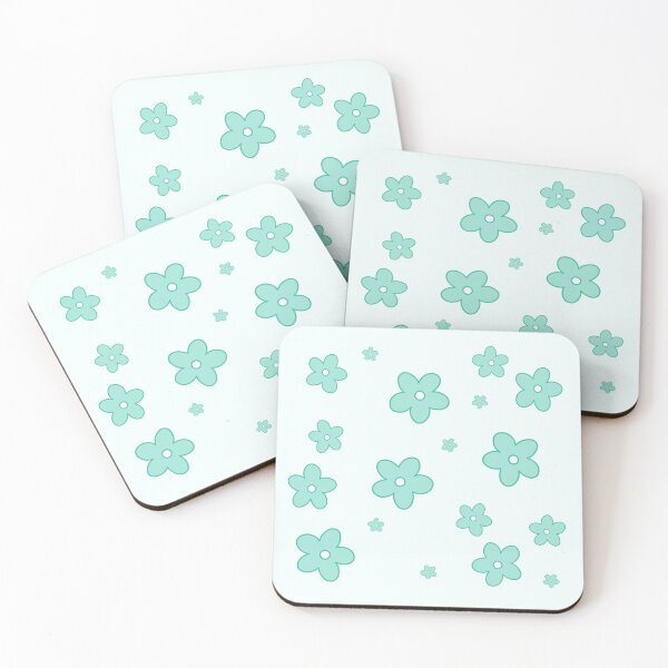 Item preview, Cute little blue pastel flowers  designed and sold by PeachyPeonies.