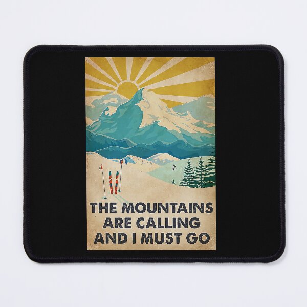Item preview, The mountains are calling and i must go skiing lover designed and sold by SameeraDammeyer.