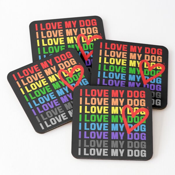 Item preview, I LOVE MY DOG designed and sold by RagWeasel.