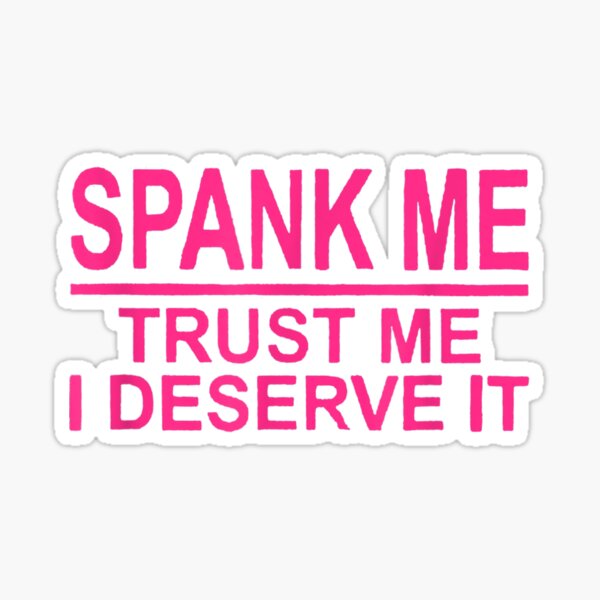 Spank Stickers for Sale